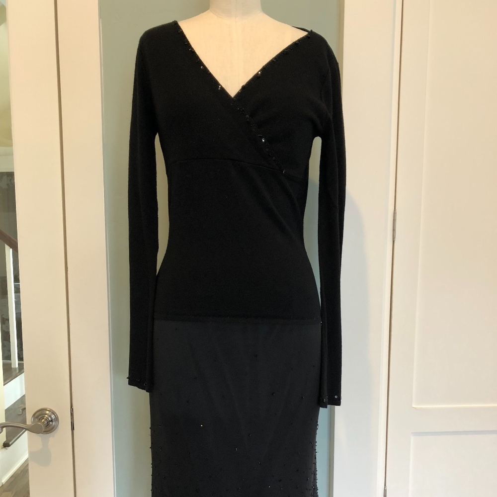 Tahari Beaded Sweater
